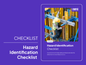 Hazard identification checklist cover